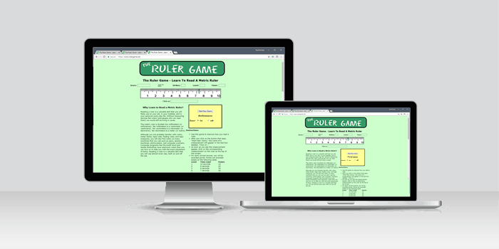 Original Metric Ruler Game