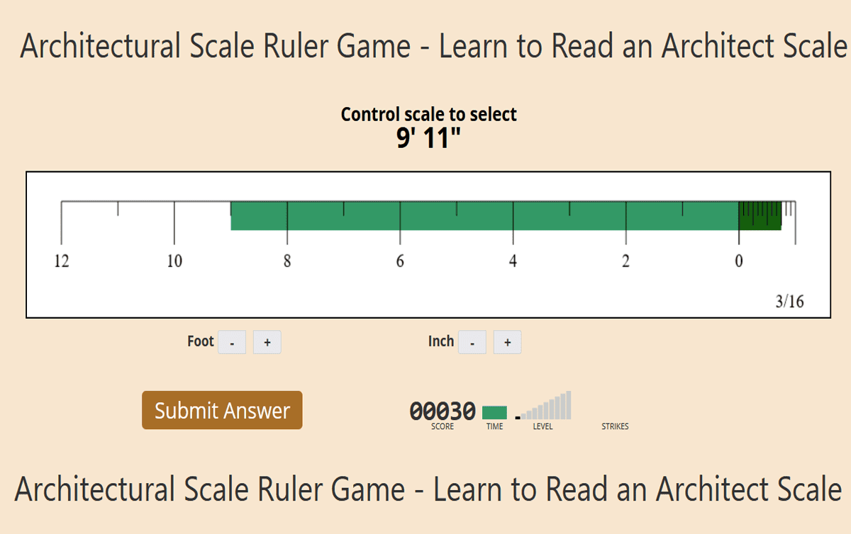 Using A Scale Ruler Reading An Architectural Scale Worksheet Measurement Worksheets